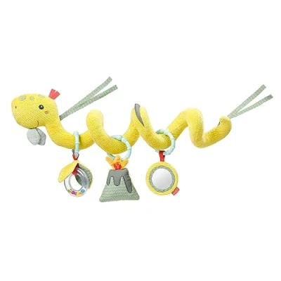 Image de Fehn Activité spirale Dino Jouet pour poussette à toucher &amp; saisir dinosaure lit, parc, siège bébé auto de motricité bébés jeunes enfants partir 0+ mois