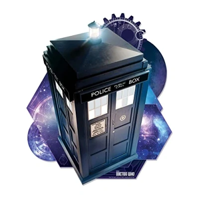 Image de STAR CUTOUTS Doctor Who Poster mural en carton Motif Tardis Time and Relative Dimension in Space Multicolore