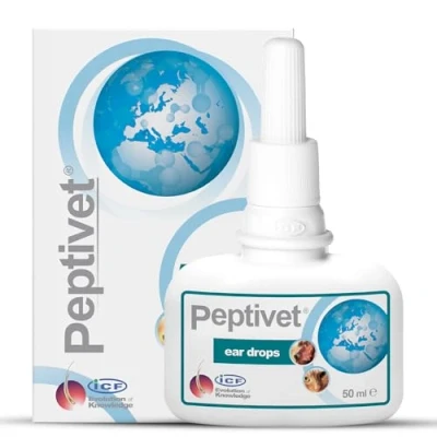 Image de I.C.F. Peptivet Gouttes Écouteurs, 50 ml