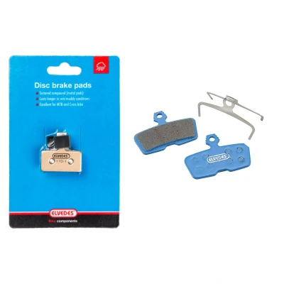 Image de ELVEDES 1 Paire Organic Plaquettes de Frein pour New Avid Code 2011/ Sram Guide RE Cycle/VTT/E Bike/Route Mixte Adulte, Bleu
