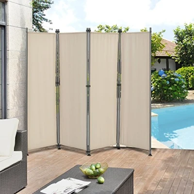 Image de [pro.tec]® Barrière / Paravent Brise vue protection de l&#039;intimité 215 x 170 cm Sable