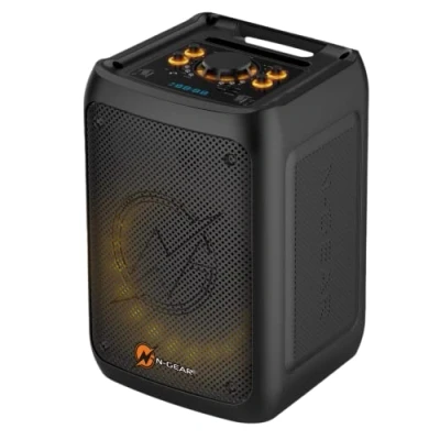 Image de N Gear The Flash Banger 777 Boîte à Musique Portable Bluetooth avec Effets de lumière RVB et Haut Parleur Basse 8&quot; 160 W Batterie, télécommande Microphones