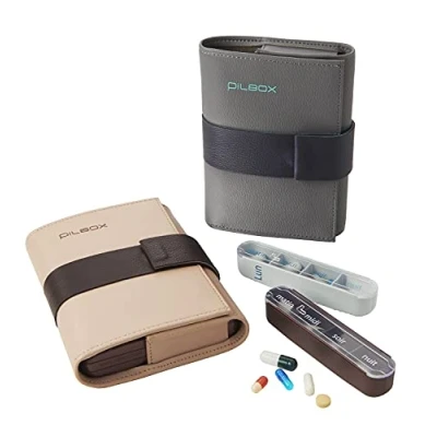 Image de PILBOX Boîte à Pilules Cardio Charbon
