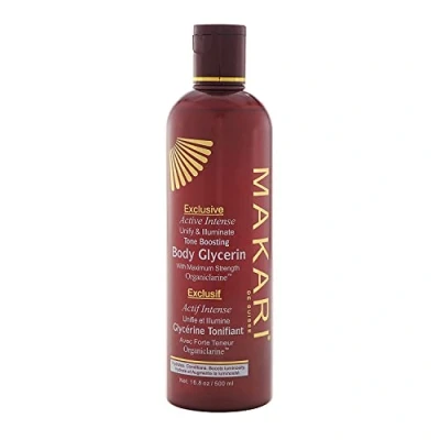 Image de Glycérine Exclusif Actif Intense Tonifiant Makari 16.8oz Hydratation éclaircissant pour le corps avec Organiclarine TM Traitement blanchissant les marques noirs, taches d&#039;âge