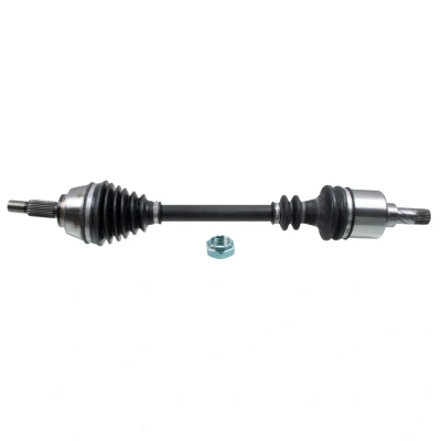 Image de FEBI BILSTEIN 183826 Arbre de transmission Essieu avant gauche avec écrou RENAULT: Clio 3, Modus / Grand Modus, III Grandtour