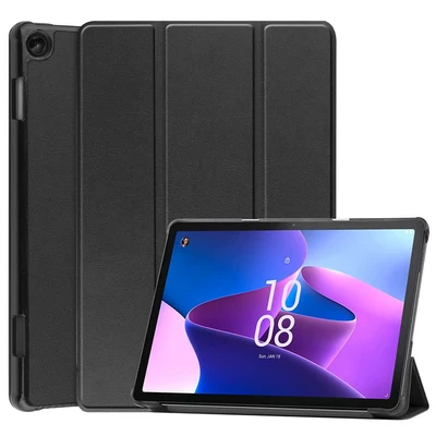 Image de Étui à rabat IMOSHION Lenovo Tab M10 (3rd gen) Simili cuir Noir Support intégré