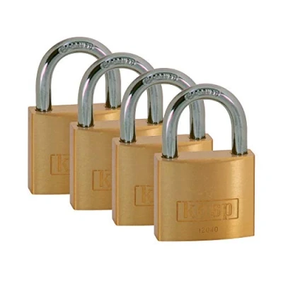 Image de Kasp K12040D4 Série 120 Lot de 4 Cadenas à clé 40 mm