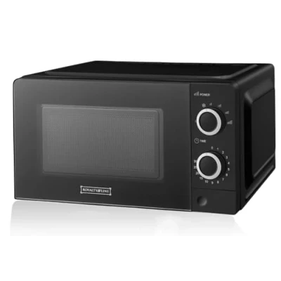 Image de Micro ondes 20L 700W Noir Royalty Line RLMWO3818 BLK
