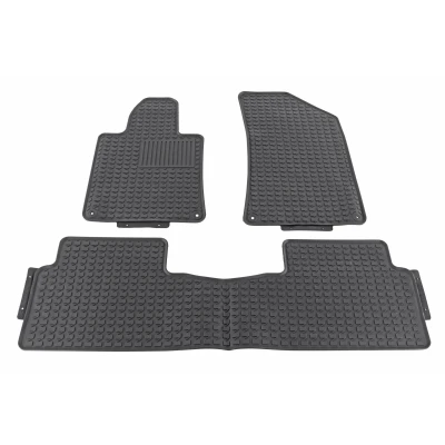 Image de VAICO V42 0990 Ensemble de tapis sol Caoutchouc avant et arrière 4 noir Sur mesure PEUGEOT: 508 I Berline, SW
