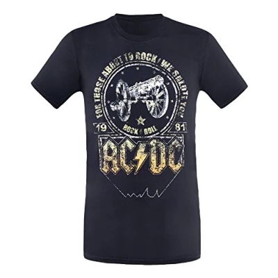 Image de AC/DC Maillot pour Hommes L Noir