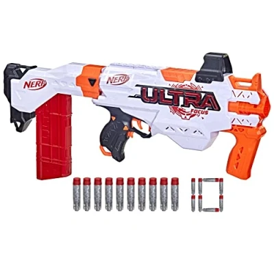 Image de Nerf Ultra Focus, Blaster motorisé, inclut 1 Chargeur et 10 fléchettes