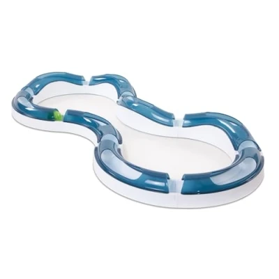 Image de catit Aire de Jeux Super Roller Grand Huit avec Balle Lumineuse pour Chat Large Breeds