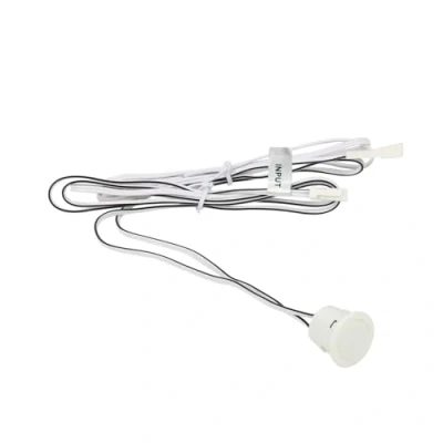 Image de Interrupteur LED variateur tactile à encastrer 12 V 24 4 A avec câble DC Jack 5,5 x 2,1 mm, contrôle de réglage l&#039;éclairage fonction mémoire (blanc)