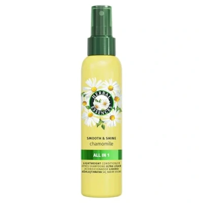 Image de Herbal Essences souplesse &amp; Brillance Camomille Spray Léger Tout en Un 145ml Démêle, Nourrit, Anti frisottis, Répare, Protège de la Chaleur, Donne l’Éclat et réparation