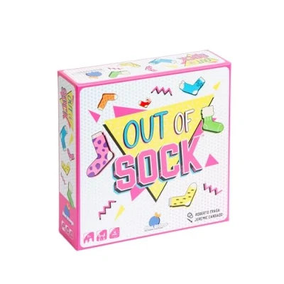 Image de Blue Orange Out of Sock Jeu de Société Idéal pour s&#039;Amuser en Famille ou Entre Amis Cartes Rétro Dés A Partir 7 Ans