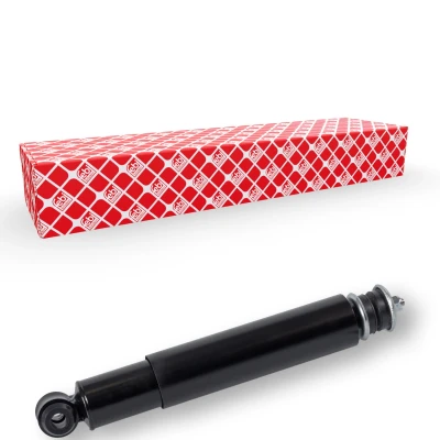 Image de FEBI BILSTEIN 20586 Amortisseur Essieu avant Pression d&#039;huile 690 410 télescopique Bossage en haut, Goujon bas SCANIA: L,P,G,R
