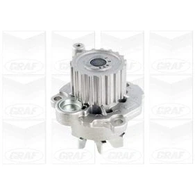 Image de GRAF PA806 Pompe à eau 19 avec bague d&#039;étanchéité mécanique Tôle d&#039;acier 56,1 pour transmission par courroie de distribution