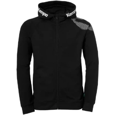 Image de Kempa Homme Core 26 Jacket Garçons Veste À Capuche D&#039;entraînement Sweatshirt Hoody Pullover avec, Noir, L EU