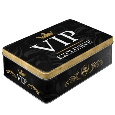 Image de Nostalgic Art Boîte de Conservation rétro Plat, VIP Idée Cadeau pour des Personnes spéciales, Récipient avec Couvercle, Design Vintage, 2,5 l