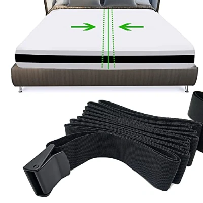Image de X SIM FITNESSX Support de Matelas pour Système Sangles Serrage Réglable Fixation Double Pont lit Cale