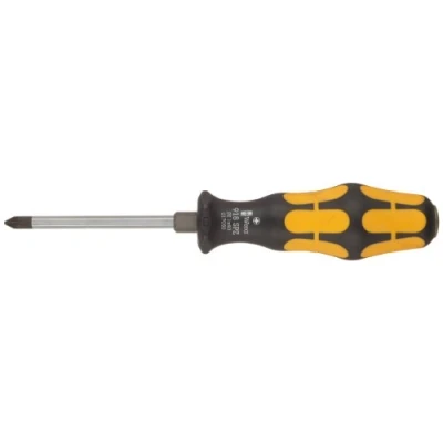 Image de Wera 05017050001 918 spz Tournevis pour vis cruciformes Pz, 1 x 80 mm, Noir/jaune