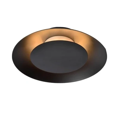 Image de Lucide FOSKAL Plafonnier Ø 21,5 cm LED 1x6W 2700K Noir