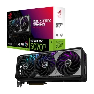 Image de ASUS ROG STRIX RTX5070TI O16G GAMING NVIDIA GeForce RTX 5070 Ti 16 Go GDDR7 Neuf