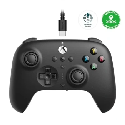 Image de 8BitDo Ultimate Wired Controller for Xbox Hall Ed/Black