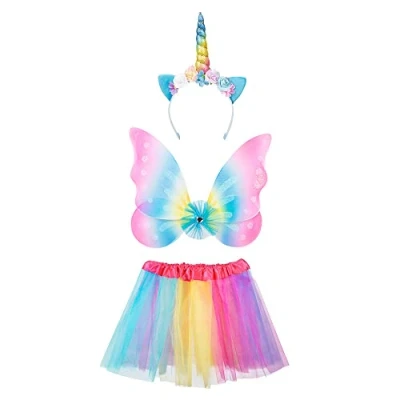 Image de Ensemble de frais licorne d&#039;arc en ciel par set