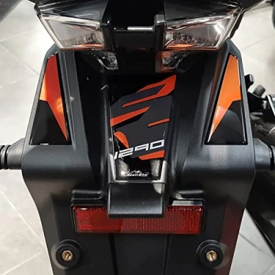 Image de Resin Bike Autocollant Moto Compatibles avec KTM 1290 Super Adventure S 2021. Protection Dosseret Contre Les Chocs et Éraflures. 3D Résinés