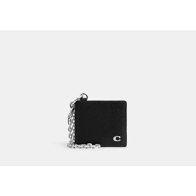 Image de Coach Double Billfold Wallet WITH Chain Portefeuille, Homme, Taille: One Size, Black