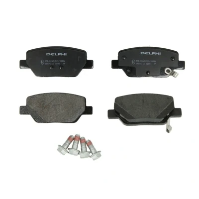 Image de DELPHI LP3290 Jeu de plaquettes frein avec indicateur d&#039;usure tôle anti bruit accessoires FIAT: Tipo 3/5 portes, Break, Berline