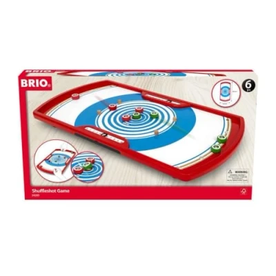Image de Brio 34090 Curling Duo Challenge Jeu d&#039;adresse Combine la pétanque et Le 2 ou 4 Joueurs sans Pile pour Enfants Adultes à partir de 6 Ans