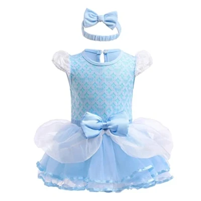 Image de Lito Angels Deguisement Princesse Cendrillon avec Bandeau pour Bebe Filles Taille 12 18 mois