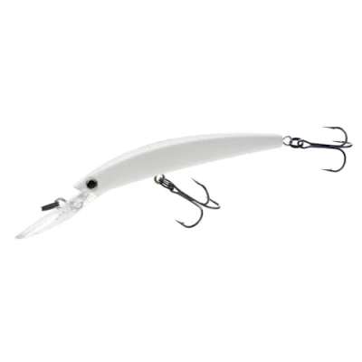 Image de Yo Zuri Cristal Minnow Deep Diver Doré Jaune (F) 110 mm 43/20,3 cm Blanc Flottant Leurre
