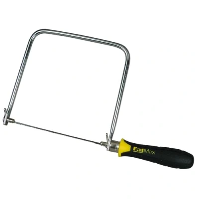 Image de STANLEY 0 15 106 Scie À Chantourner 170Mm Gamme FATMAX Plus Résistant Denture Universelle Traitement Thermique Poignée Ergonomique Bi Matière