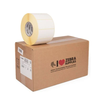 Image de Zebra 880134 050 (Z Select 2000T) (102 mm x 51 mm) 4 rouleaux Noir sur blanc Étiquette