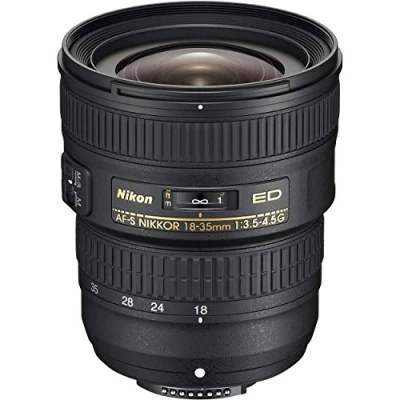 Image de Objectif zoom ultra grand angle Nikon NIKKOR ED compatible pleine taille AF S 18 35 mm f/3,5 4,5G
