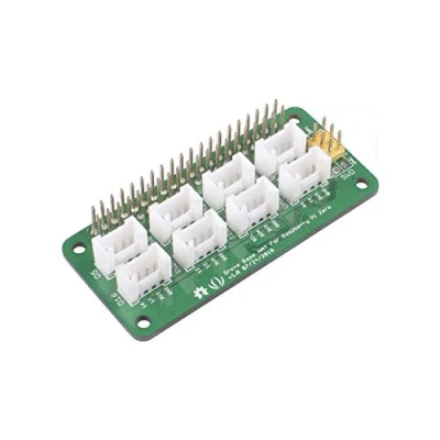 Image de Seeed Studio Grove Base Hat intégré MCU STM32 12 bits ADC avec analogique/PWM/numérique/analogique/I2C/UART/SWD Port Support Raspberry 2/3 B/B+ Zero 3,3 V