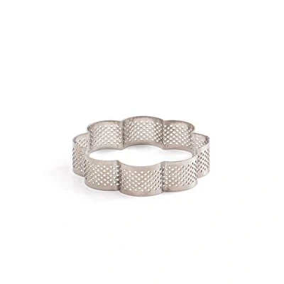 Image de Decora COD. 0064080 FORME FLEUR EN ACIER INOXYDABLE MICRO PERFORE&#039; 9 X 2 H CM