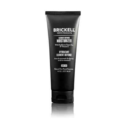 Image de Brickell Hydratant Element Defense Avec SPF45 Pour Hommes, Naturel Et Biologique, Crème Solaire Au Zinc SPF45, Hydrate Protège La Peau Contre Les Rayons UVA/UVB, 236 Millilitres, Non Parfumé