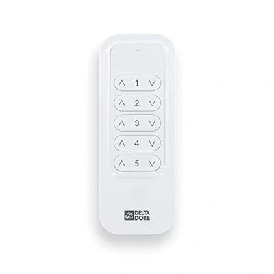 Image de Delta Dore Télécommande sans fil Tyxia 1700 pour la commande centralisée de 5 équipements éclairages, volets ou automatismes Centralisation volet connecté éclairage 6351403