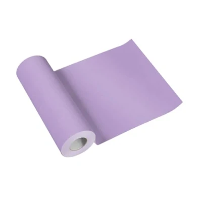 Image de Paw Chemin de Table Airlaid (40 cm x 24 m) I Décoration pour Communion, Confirmation, Mariage, Anniversaire, Fête Jardin, Baptême Effet Tissu Violette Monocolore