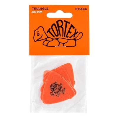 Image de Dunlop 431P60 Médiators Tortex Triangle 0,60mm sachet de 6