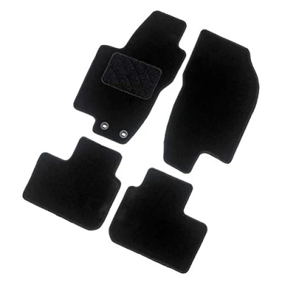 Image de AutoStyle TM AU508 Ensemble de tapis sol Textile Avant et arrière 4 noir AUDI: A6 C5 Berline,