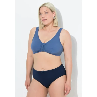 Image de gs1 data protected company 4069787000005 Bustier, Still BH, Vorderverschluss, Cup C/D E/F Bra, Bleu Marine Clair, 135D Femmes