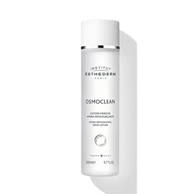 Image de Institut Esthederm Osmoclean Lotion Fraîche Hydra Ressourçante Démaquille et Apporte Confort Hydratation Sans Rinçage Pour Tous Types de Peaux Flacon 200ml