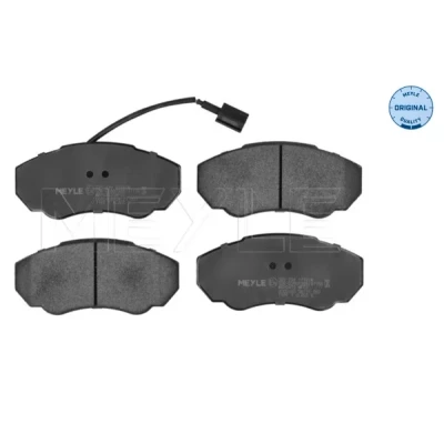 Image de MEYLE 025 239 1719/W Jeu de plaquettes frein ORIGINAL Quality Essieu avant contact signal d&#039;usure inclus avec tôle anti bruit
