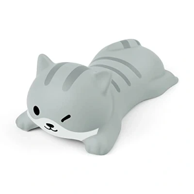 Image de DIYCUT Repose Poignet Silicone, Souris, 13 x 6,8 cm Repos Mignon, peut Soulager la Fatigue de Main, Décompresser ou Faire Petites Décorations, Style Dessin Animé Simple