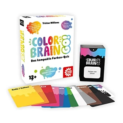 Image de Game Factory Brain Go, the Compact Color Contest, extension, jeu de questions pour 2 à 6 joueurs, 12 ans et plus, Medium (646294), langue allemande